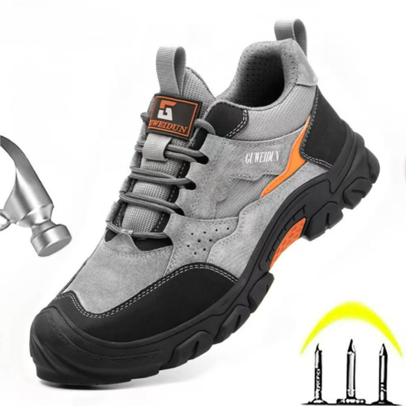 Men'S Shoes For Work - Men Safety Shoes Work Steel Toe