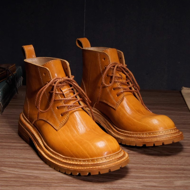 Hand-washed Texture Distressed - đánh giá và giá Men'S Shoes For Work