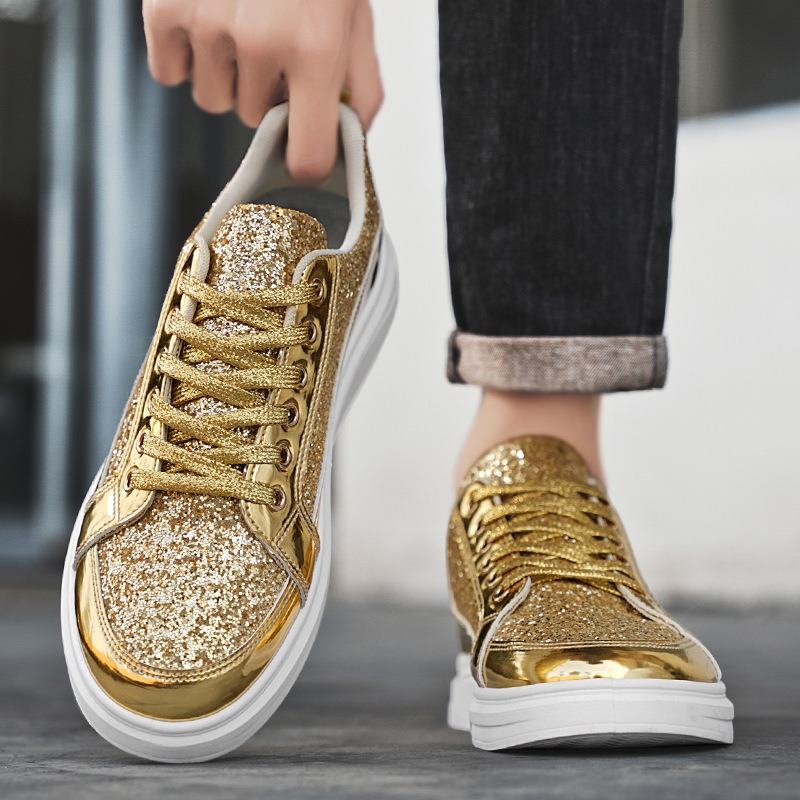 Gold Men's Sneakers 2025 New L - đánh giá và giá Men'S Shoes Size 42 In Us