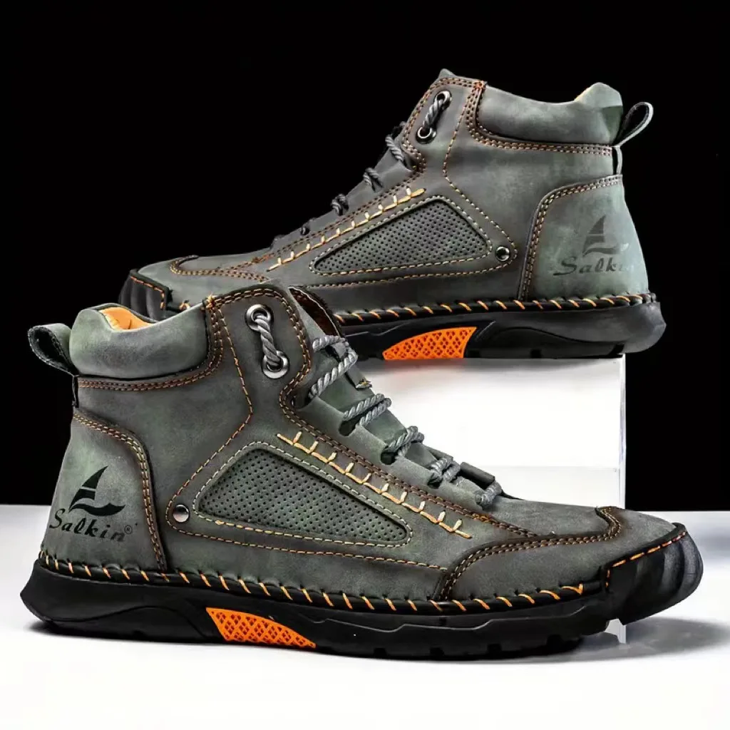 Men's Hand-stitched Boots Plus - đánh giá và giá Men'S Shoes Dress Casual