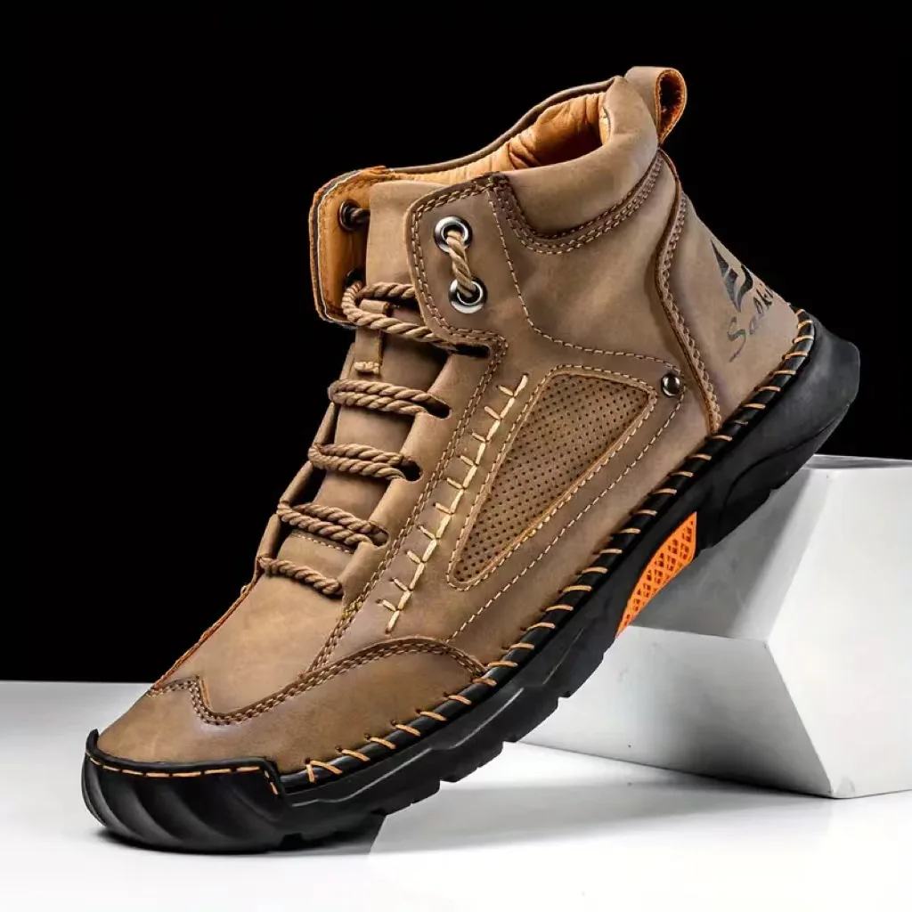 Men's Hand-stitched Boots Plus - đánh giá và giá Men'S Shoes Dress Casual