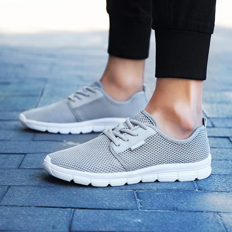 Size Lớn Mùa Hè Thở Nam Sneake - đánh giá và giá Men'S Shoes Half Cut